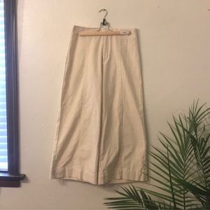 NWT Esby Lucia Seamed Ankle Pant- Natural